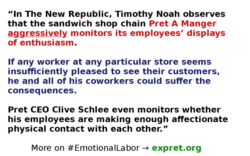 Timothy Noah Quote Emotional Labor